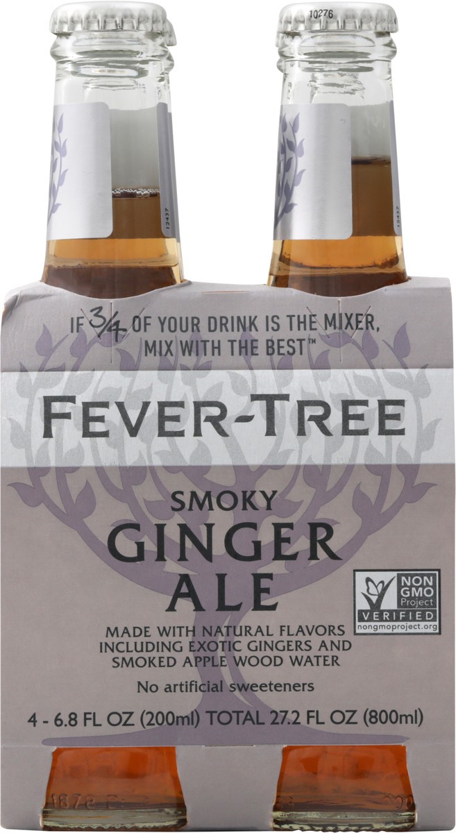 slide 10 of 10, Fever-Tree Ginger Ale Smoky, 4 ct; 6.8 fl oz