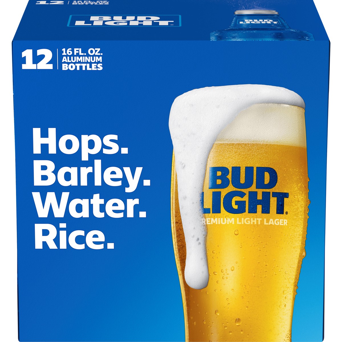 slide 1 of 4, Bud Light Beer, 12 ct; 16 oz