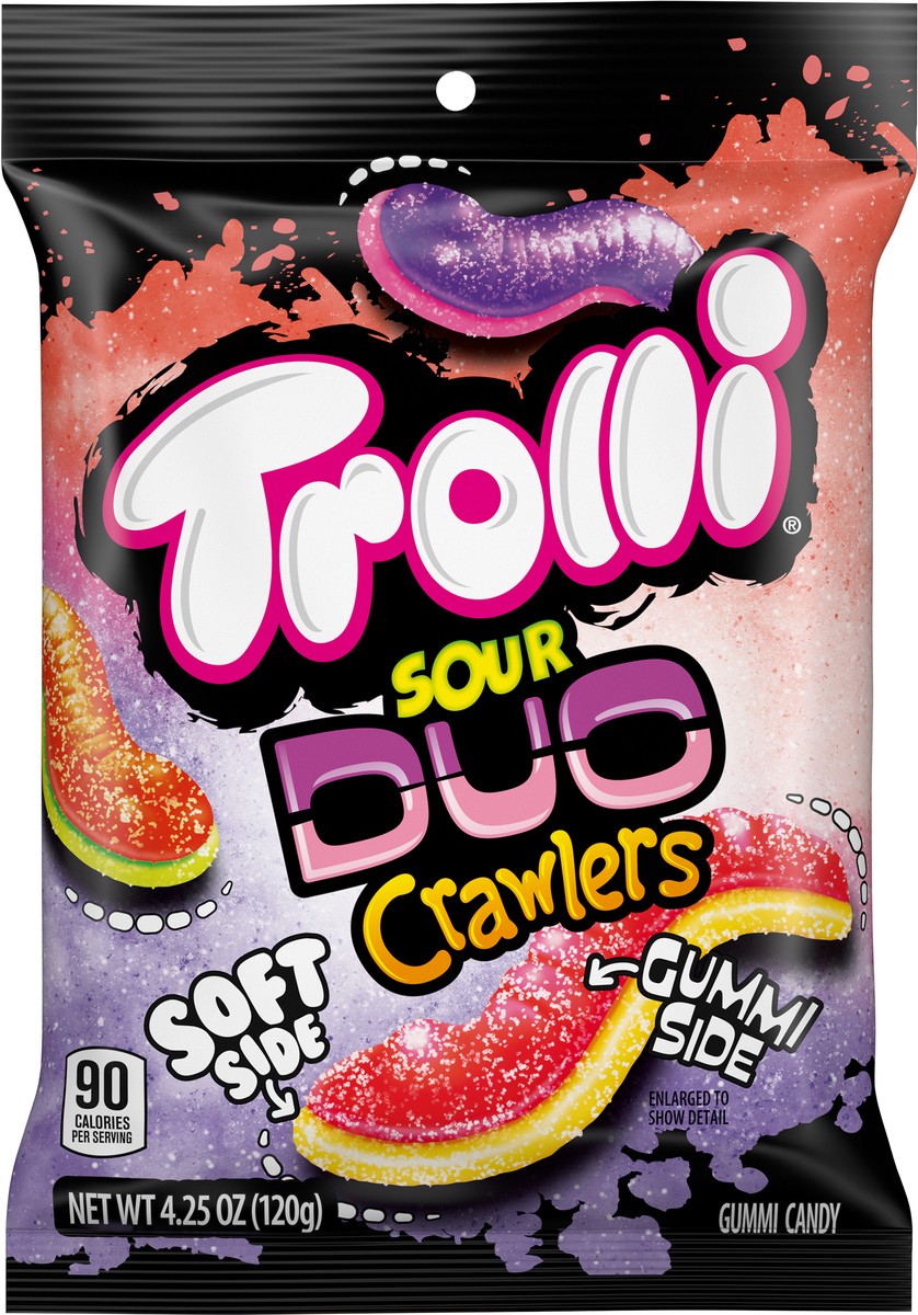 slide 7 of 9, Trolli Duo Sour Crawlers Sour Gummi Candy 4.25 oz, 4.25 oz