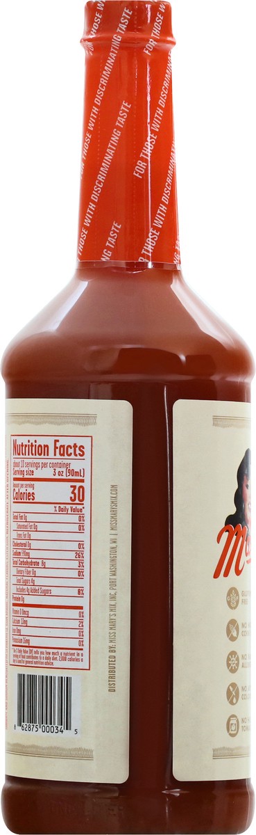 slide 6 of 9, Miss Mary's Premium Mix Bloody Mary Morning Elixir - 32 oz, 32 oz
