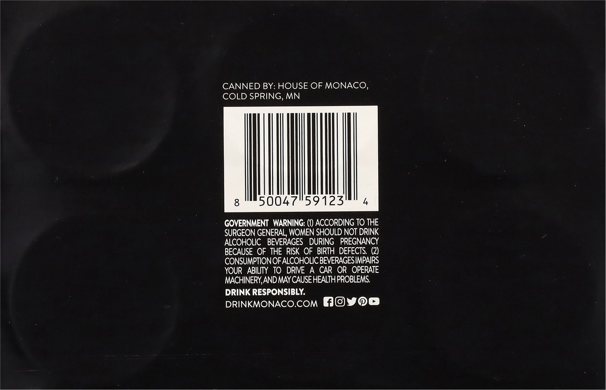 slide 5 of 12, Monaco Feel the Spice Margarita 6 - 12 fl oz Cans, 6 ct