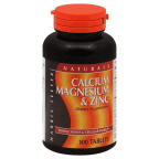 slide 1 of 1, Harris Teeter Calcium Magnesium Zinc, 100 ct