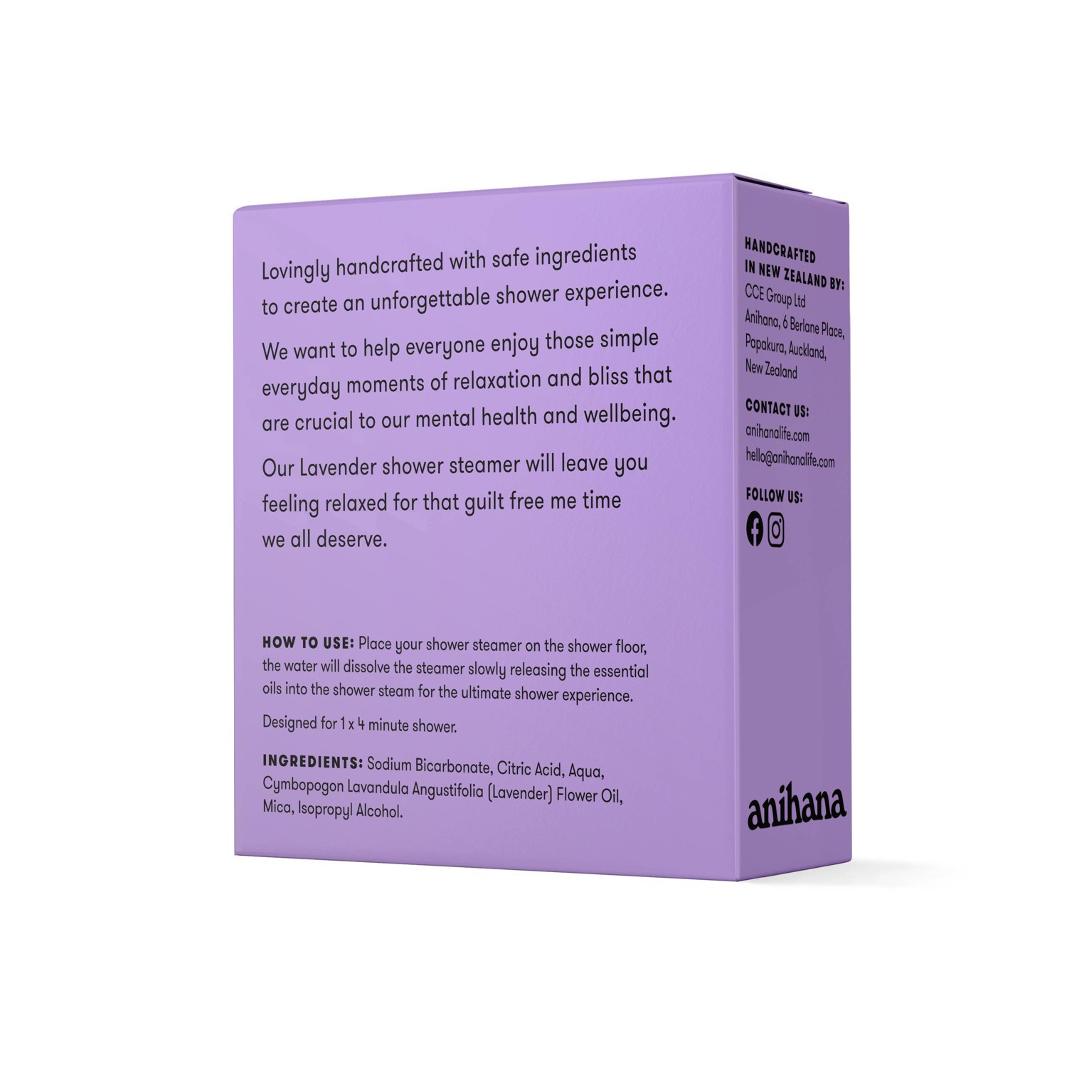 slide 2 of 7, Anihana Lavender Love Shower Steamer 1.76 oz, 1.76 oz