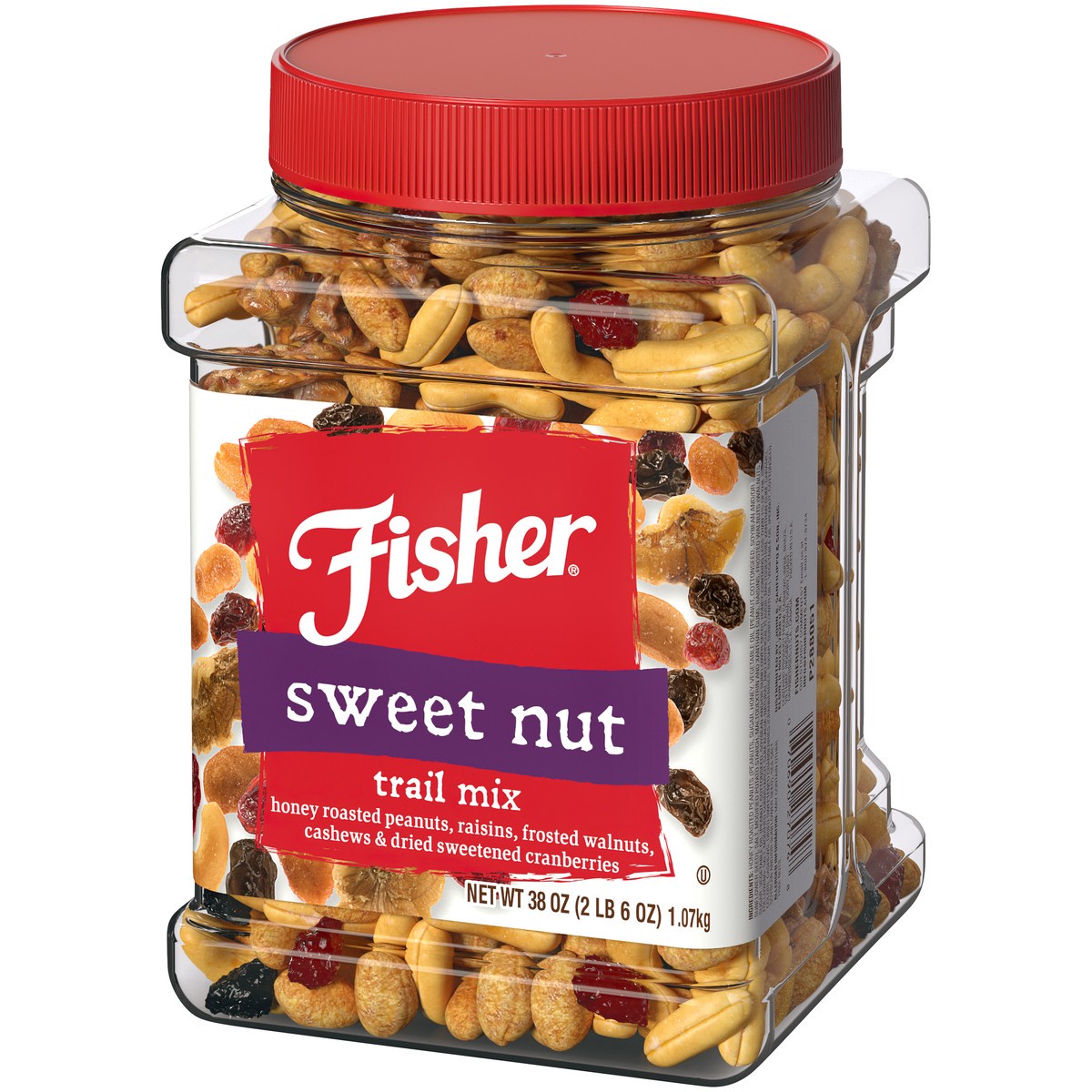 slide 4 of 14, Fisher Sweet Nut Trail Mix, 38 oz