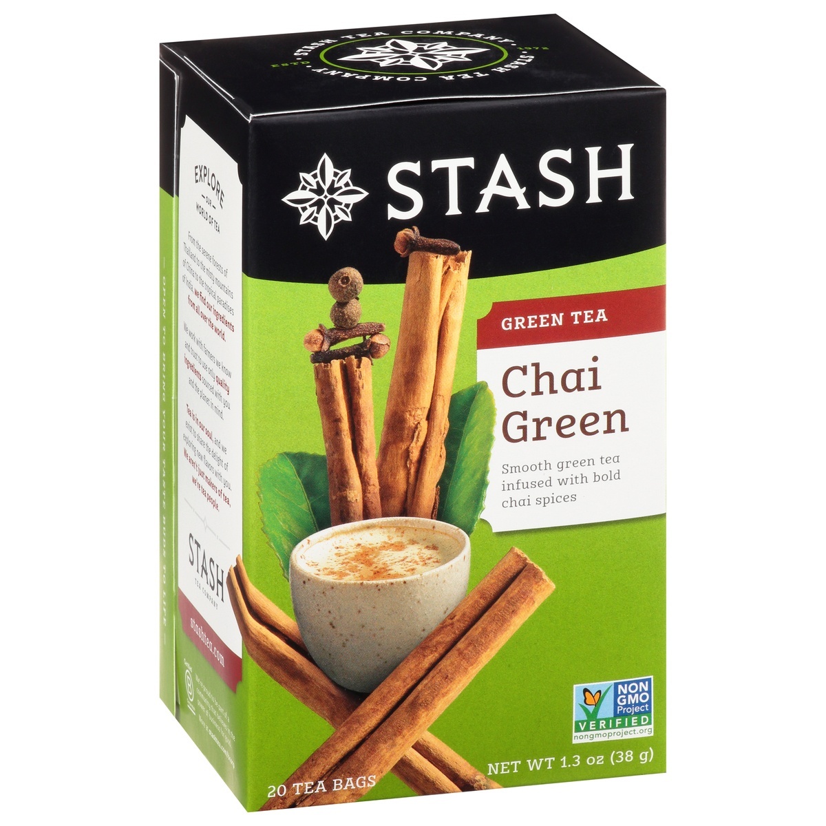 slide 1 of 1, Stash Tea Bags Chai Green Green Tea 20 ea, 