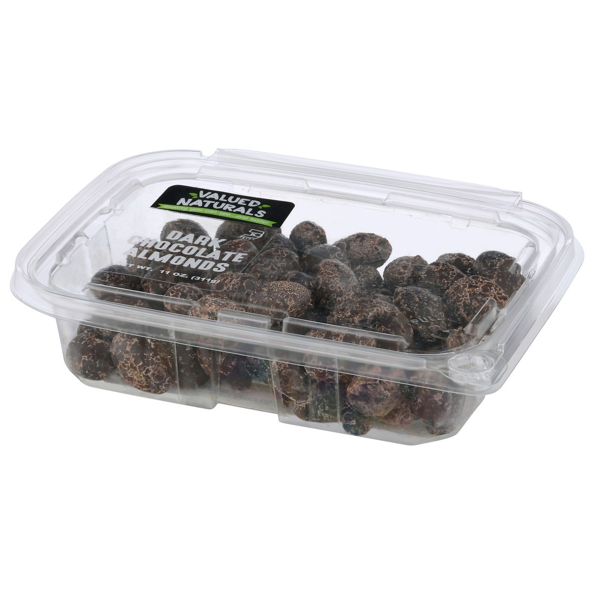 slide 6 of 12, Valued Naturals Dark Chocolate Almonds 11 oz, 11 oz
