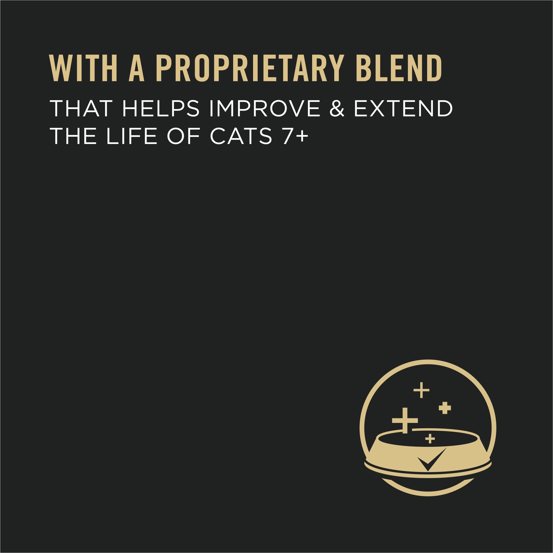 slide 3 of 8, Purina Pro Plan Grain Free Senior 7+ Wet Cat Food Pate, SENIOR Prime Plus Turkey & Giblets Entree, 3 oz