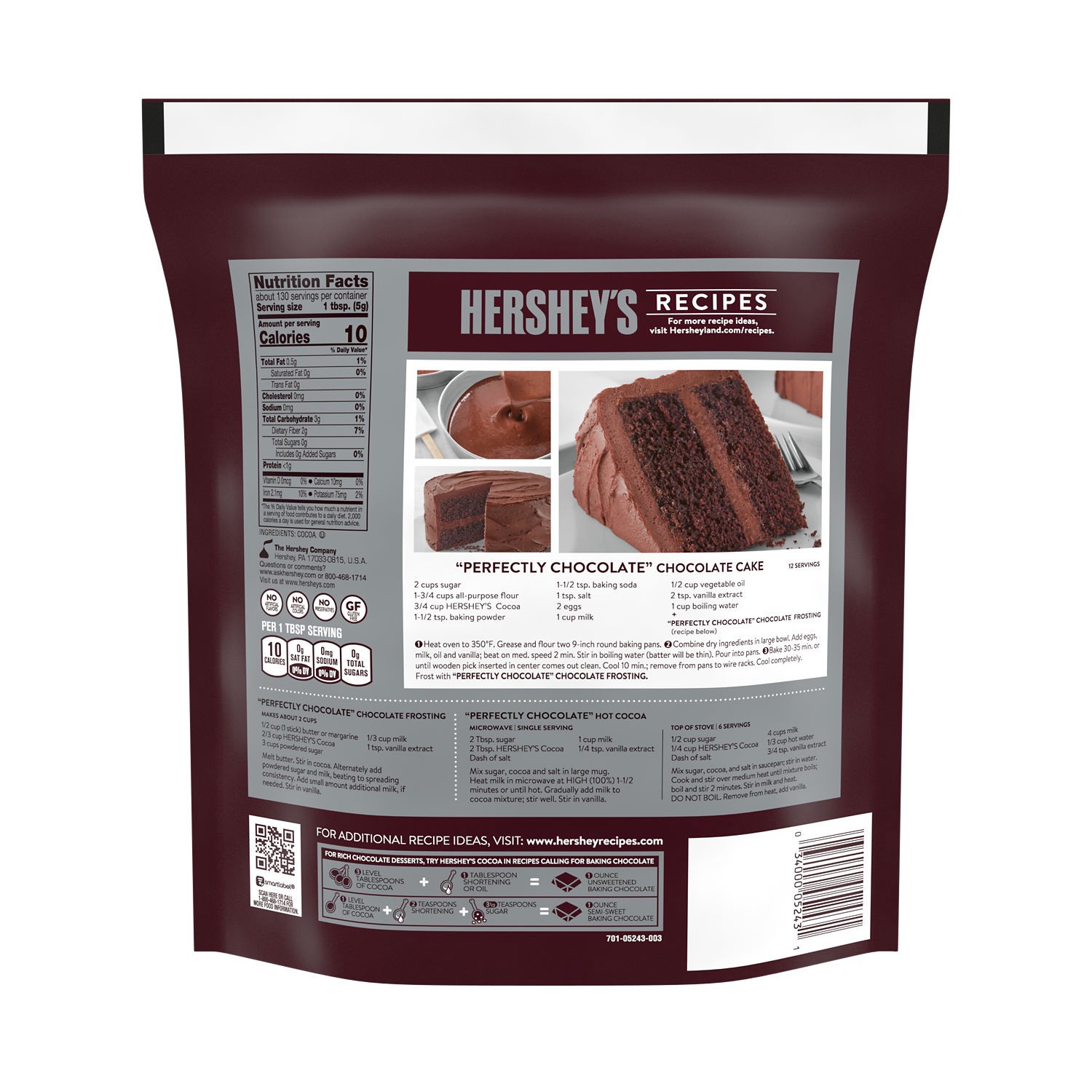 slide 2 of 9, hershey 100 cocoa natr, 23 oz