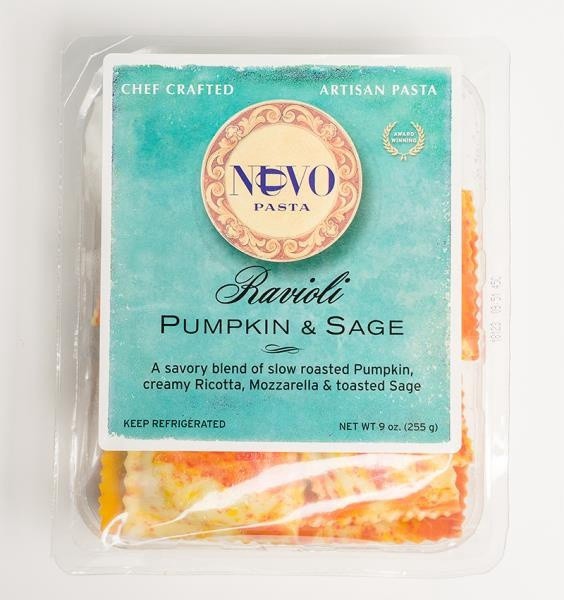 slide 1 of 1, Nuovo Pumpkin & Sage Ravioli, 9 oz