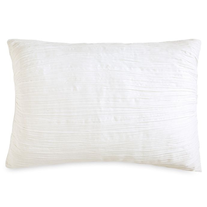 slide 1 of 1, DKNY City Pleat Standard Pillow Sham - White, 1 ct