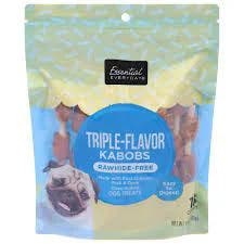 Essential Everyday Kabob Rawhide Alternative Pork Chicken Duck