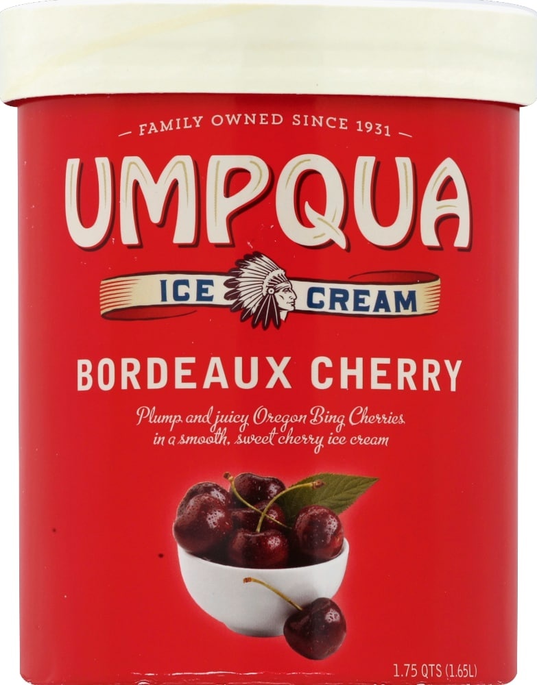 slide 1 of 1, Umpqua Bordeaux Cherry Ice Cream, 
