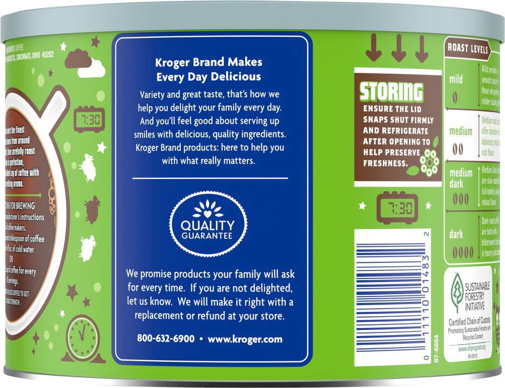 slide 4 of 5, Kroger Classic Decaf Coffee - 25 oz, 25 oz