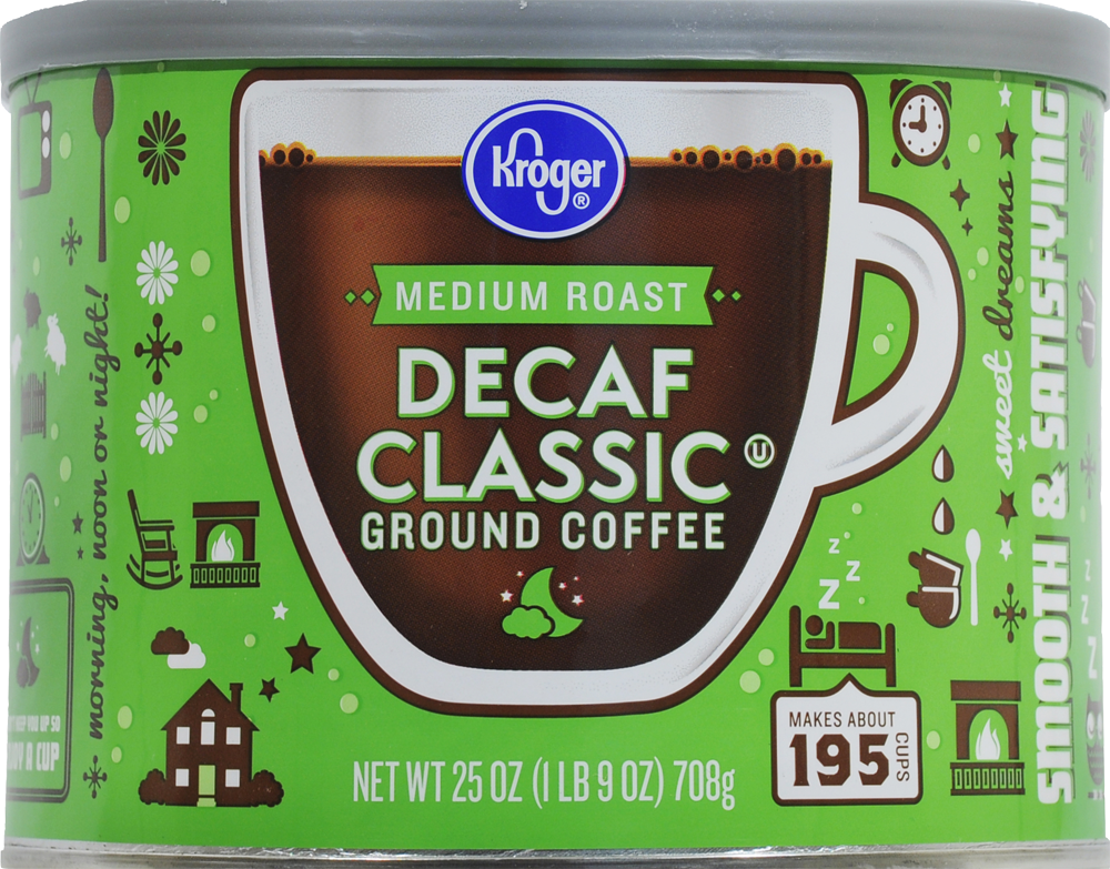 slide 1 of 1, Kroger Classic Decaf Coffee - 25 oz, 25 oz