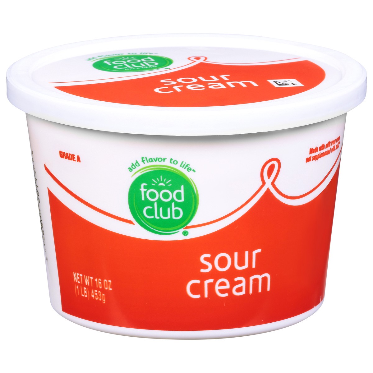 slide 6 of 9, Food Club Sour Cream 16 oz, 16 oz