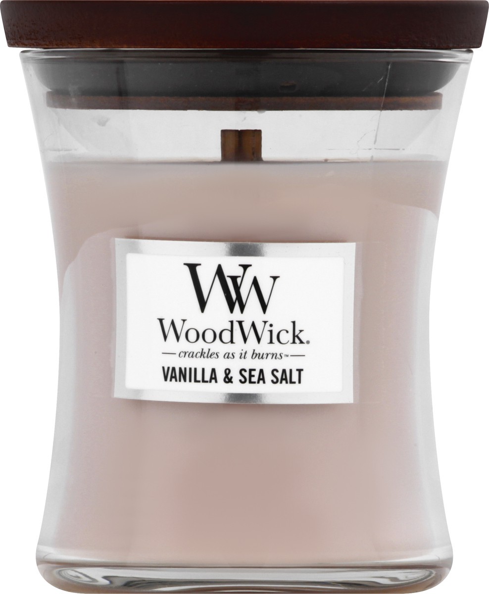 slide 1 of 10, WoodWick Vanilla & Sea Salt Candle 9.7 oz, 9.7 oz