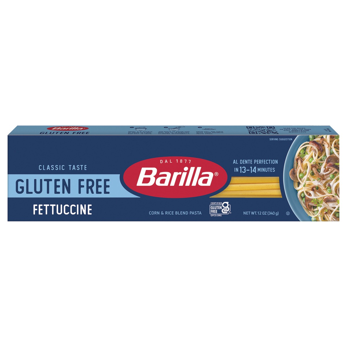 slide 1 of 12, Barilla Gluten Free Fettuccine, 12 oz