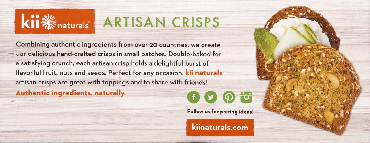 slide 6 of 6, Kii Naturals Crisps 5.3 oz, 5.29 oz