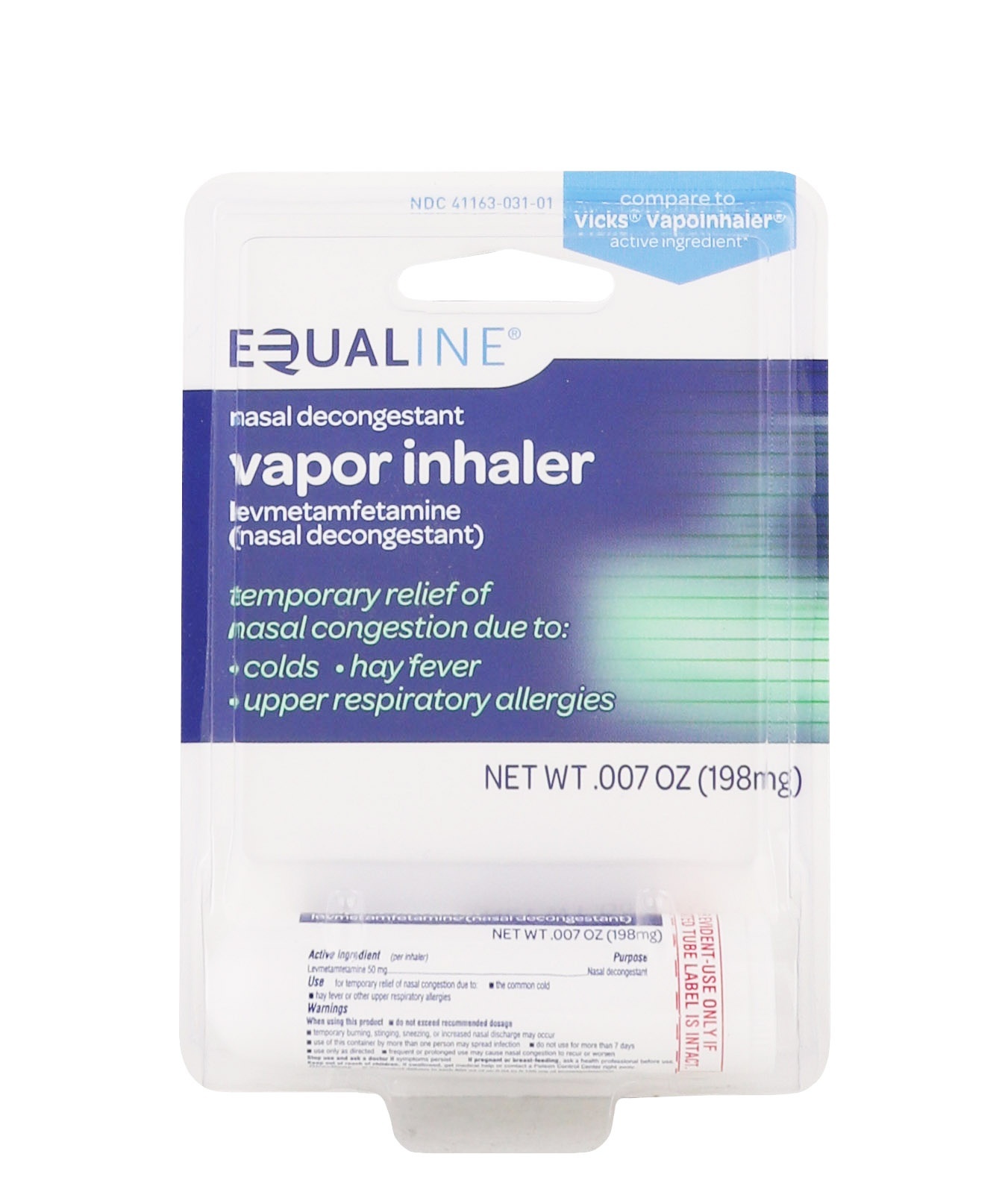 slide 1 of 1, Equaline Vapor Inhaler, 1 ct