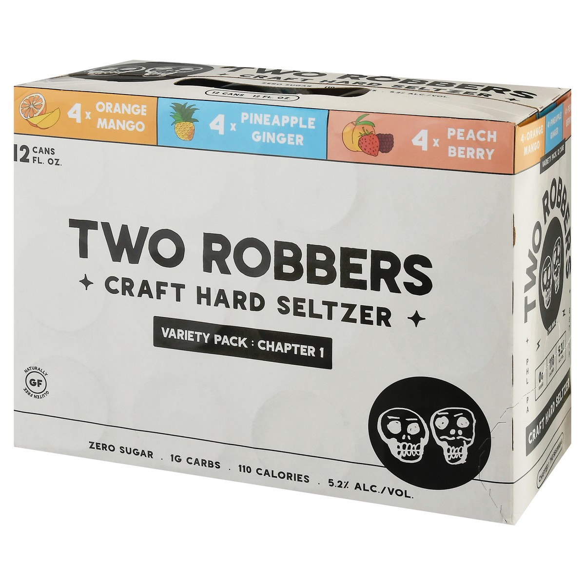 slide 3 of 9, Two Robbers Variety Pack Craft Hard Seltzer 12 - 12 fl oz Cans, 12 ct