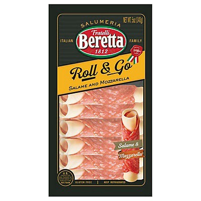 slide 1 of 1, Fratelli Beretta Beretta R&g Salami Mozzarella, 5 oz