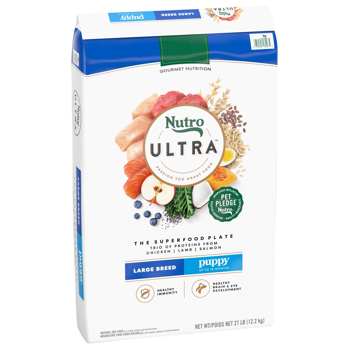 slide 4 of 4, Nutro Ultra Puppy Up to 18 Months Large Breed Dog Food 27 lb, 27 lb