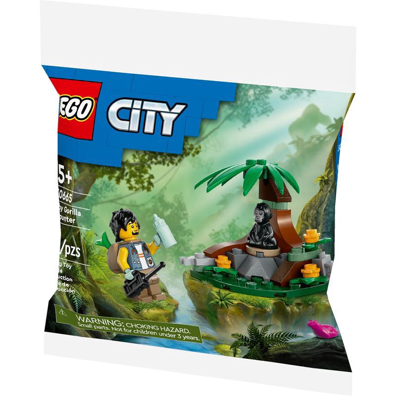 slide 2 of 5, LEGO City Baby Gorilla Encounter 30665, 1 ct