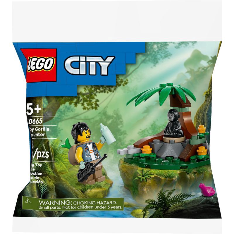 slide 3 of 5, LEGO City Baby Gorilla Encounter 30665, 1 ct