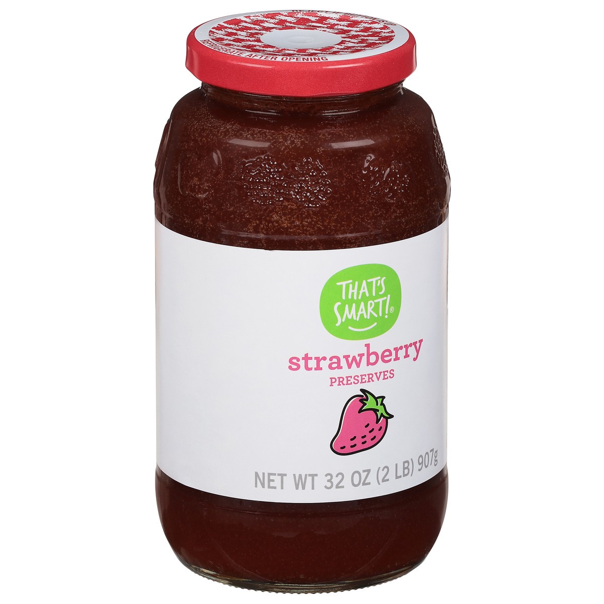 slide 8 of 13, That's Smart! Strawberry Preserves 32 oz, 32 oz