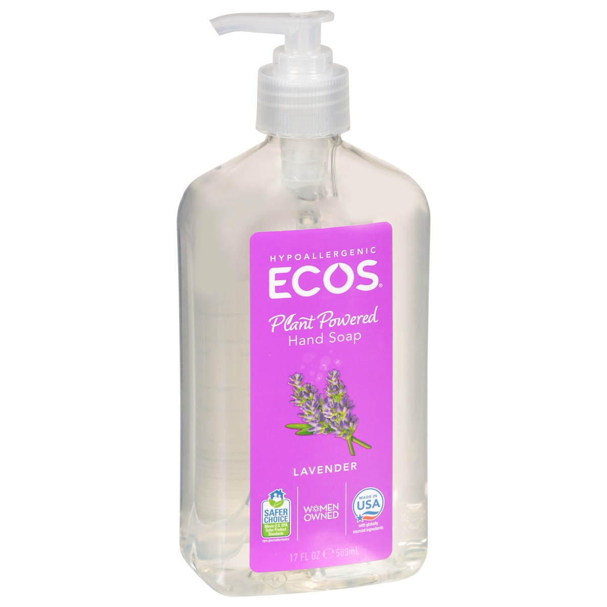 slide 1 of 9, Ecos Lavender Hand Soap 17 fl oz, 17 fl oz