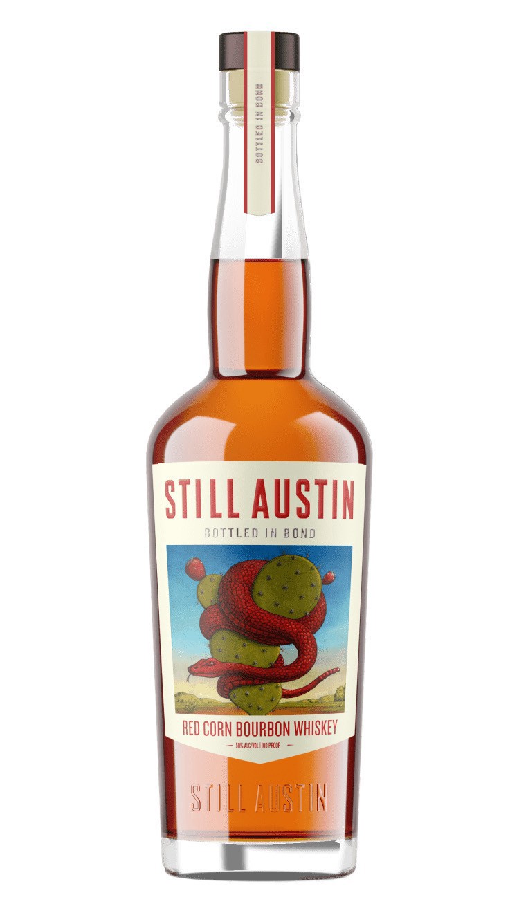 slide 1 of 1, Still Austin Bourbon - Red Corn Bottled In Bond, 750 ml