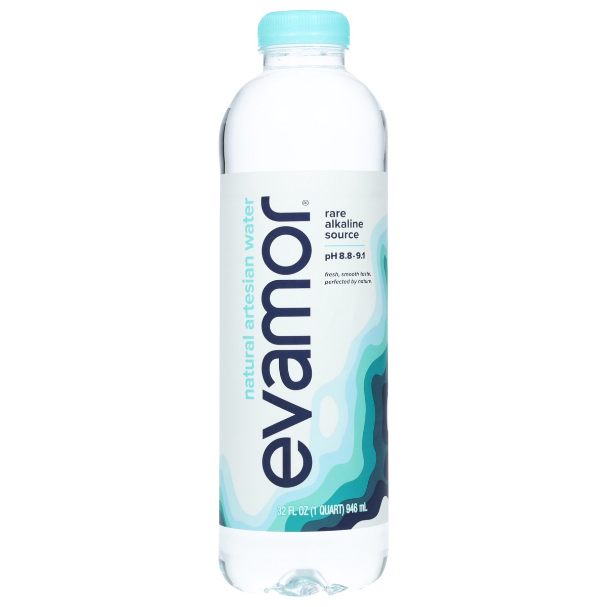 slide 3 of 9, evamor Natural Artesian Water - 32 fl oz, 32 oz