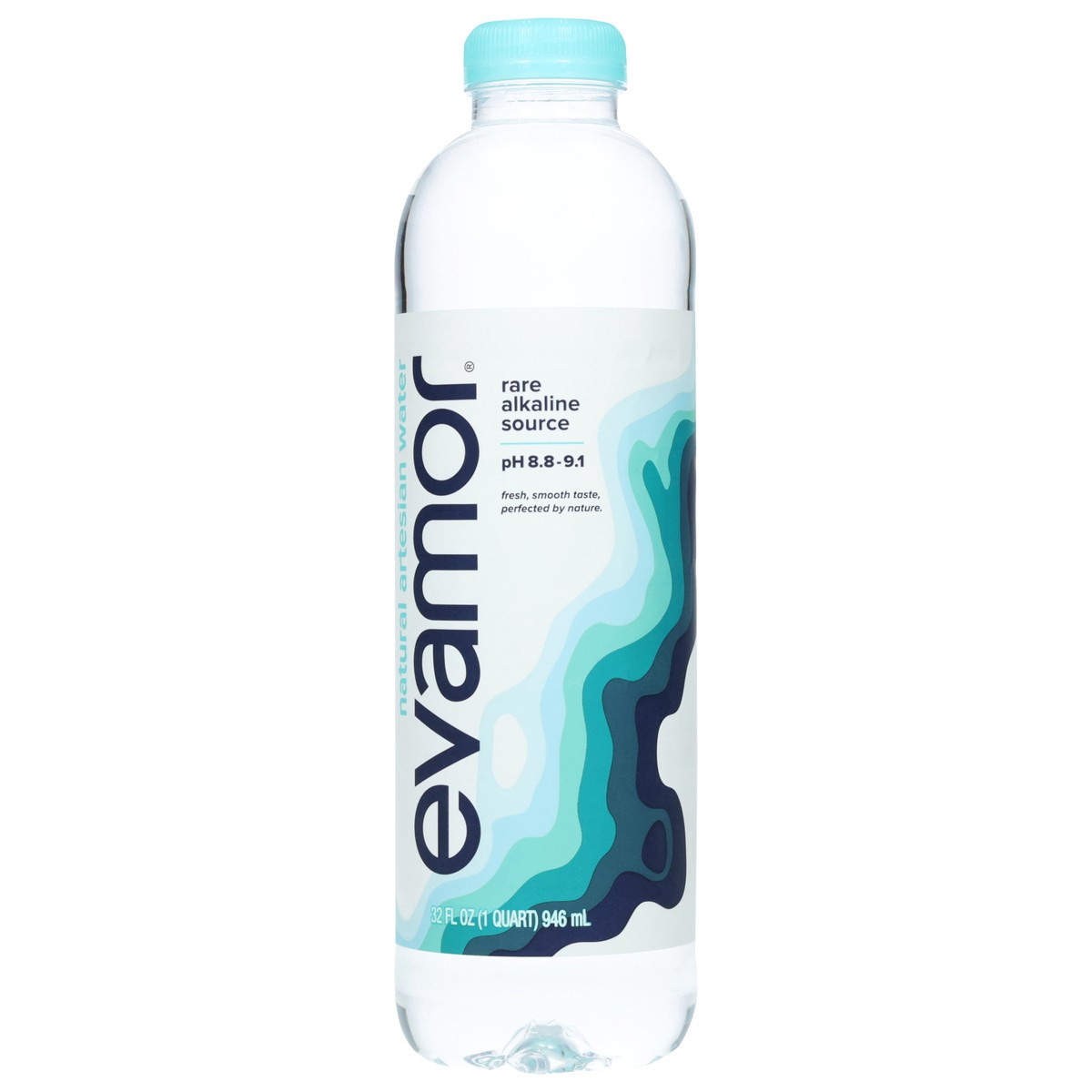 slide 4 of 9, evamor Natural Artesian Water - 32 fl oz, 32 oz