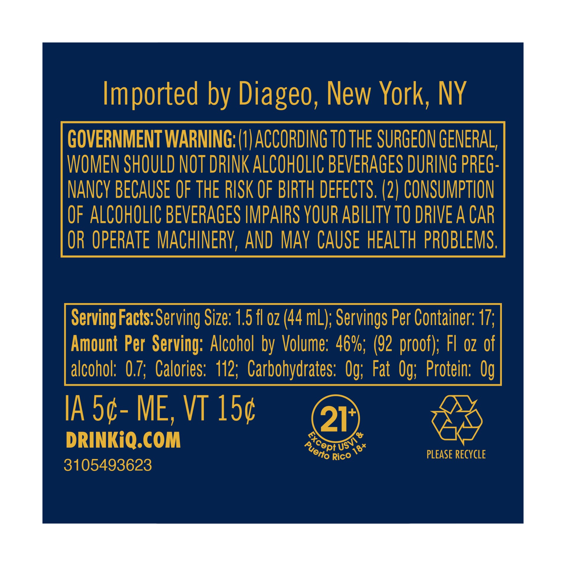 slide 6 of 6, Johnnie Walker Blue Year, 750 ml