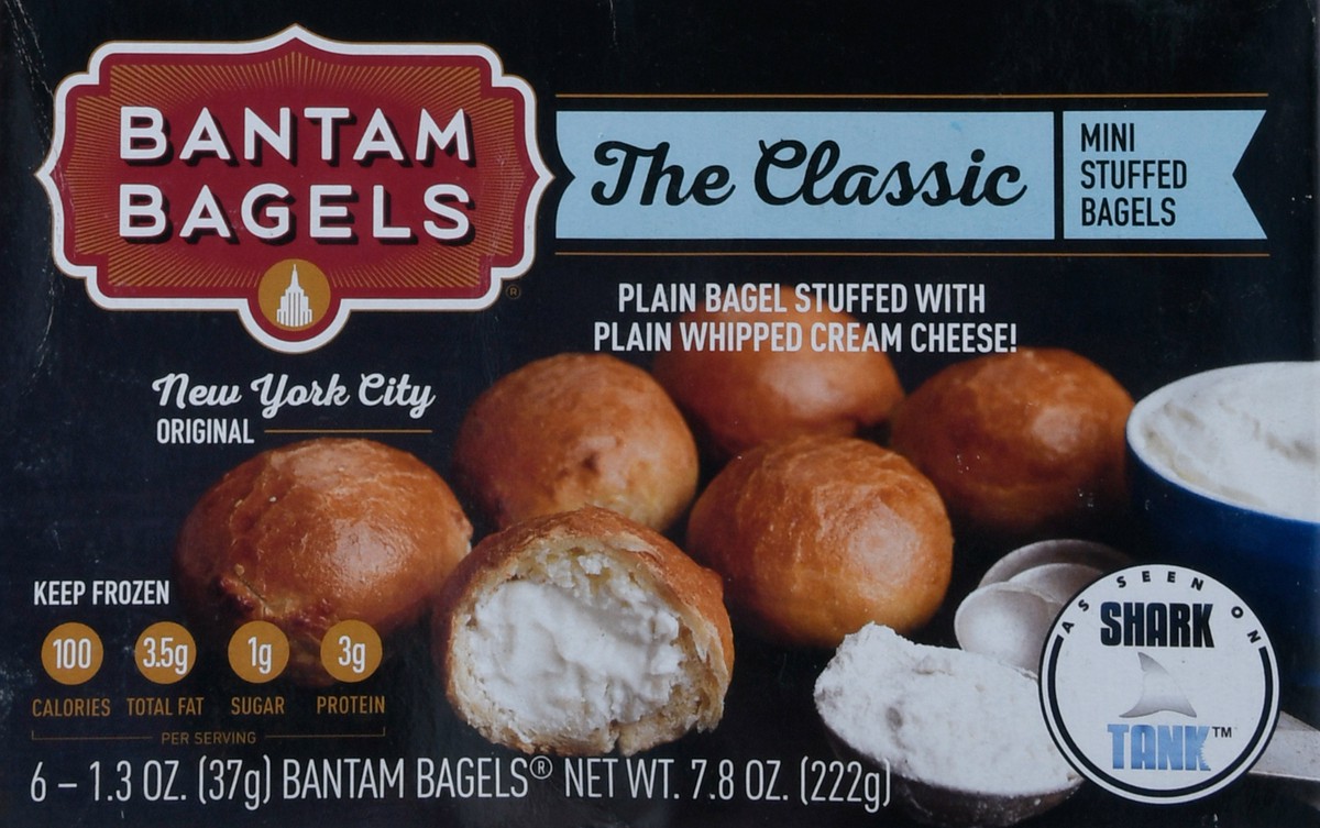 slide 12 of 14, Bantam Bagels The Classic Mini Stuffed Bagels 6 ea, 6 ct