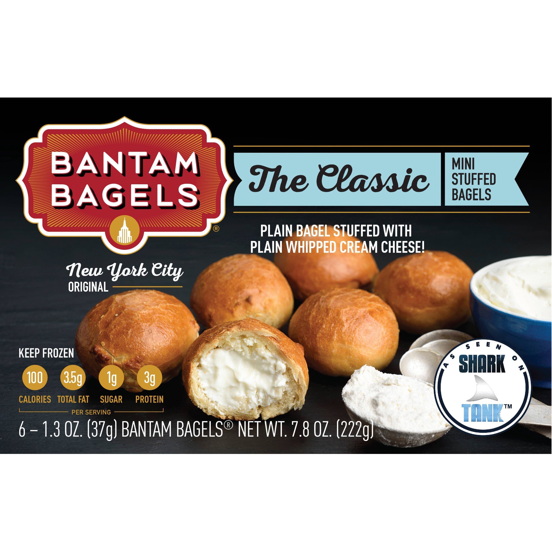 slide 1 of 14, Bantam Bagels The Classic Mini Stuffed Bagels 6 ea, 6 ct