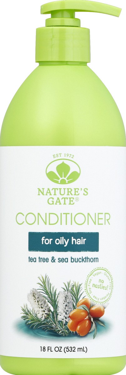 slide 2 of 2, Nature's Gate Tea Tree + Sea Buckthorn Calming Conditioner, 18 fl oz