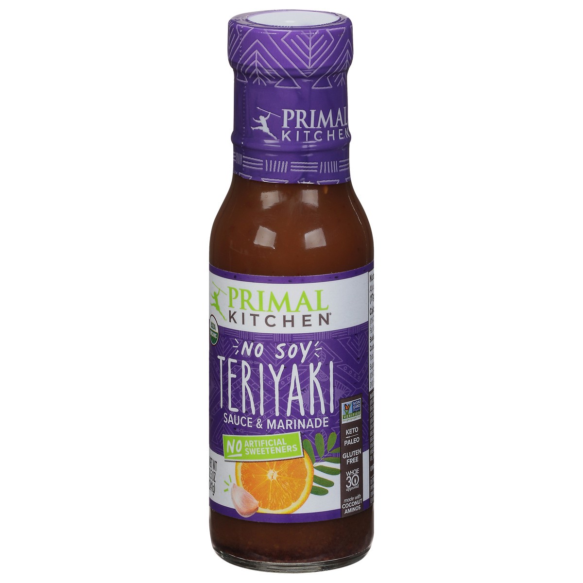 slide 7 of 9, Primal Kitchen No Soy Organic Teriyaki Sauce & Marinade 8.5 oz, 8.5 oz