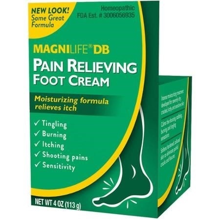 slide 1 of 1, MagniLife Pain Relieving Foot Cream, 4 oz