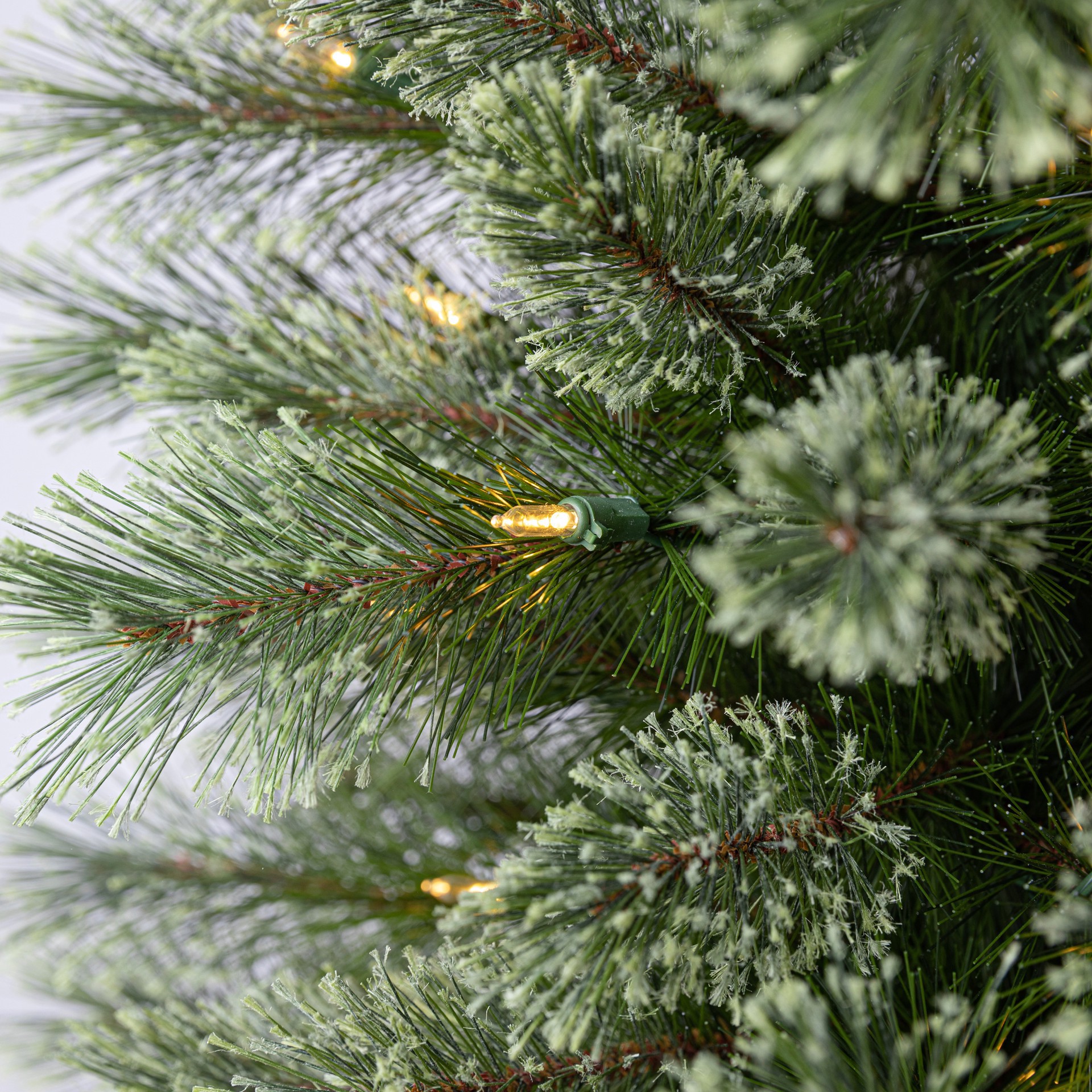 slide 8 of 9, 7ft. Pre-Lit Cashmere Pencil Artificial Christmas Tree, Warm White Led Lights By Ashland, 7 ft