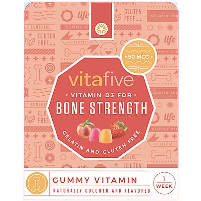 slide 1 of 1, vitafive Vitamin D3 For Bone, 60 ct