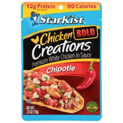 StarKist Chicken Creations Bold Premium Chipotle White Chicken in Sauce 2.6 oz