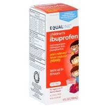 slide 1 of 1, Equaline Ibuprofen Children's Liquid Berry, 4 fl oz