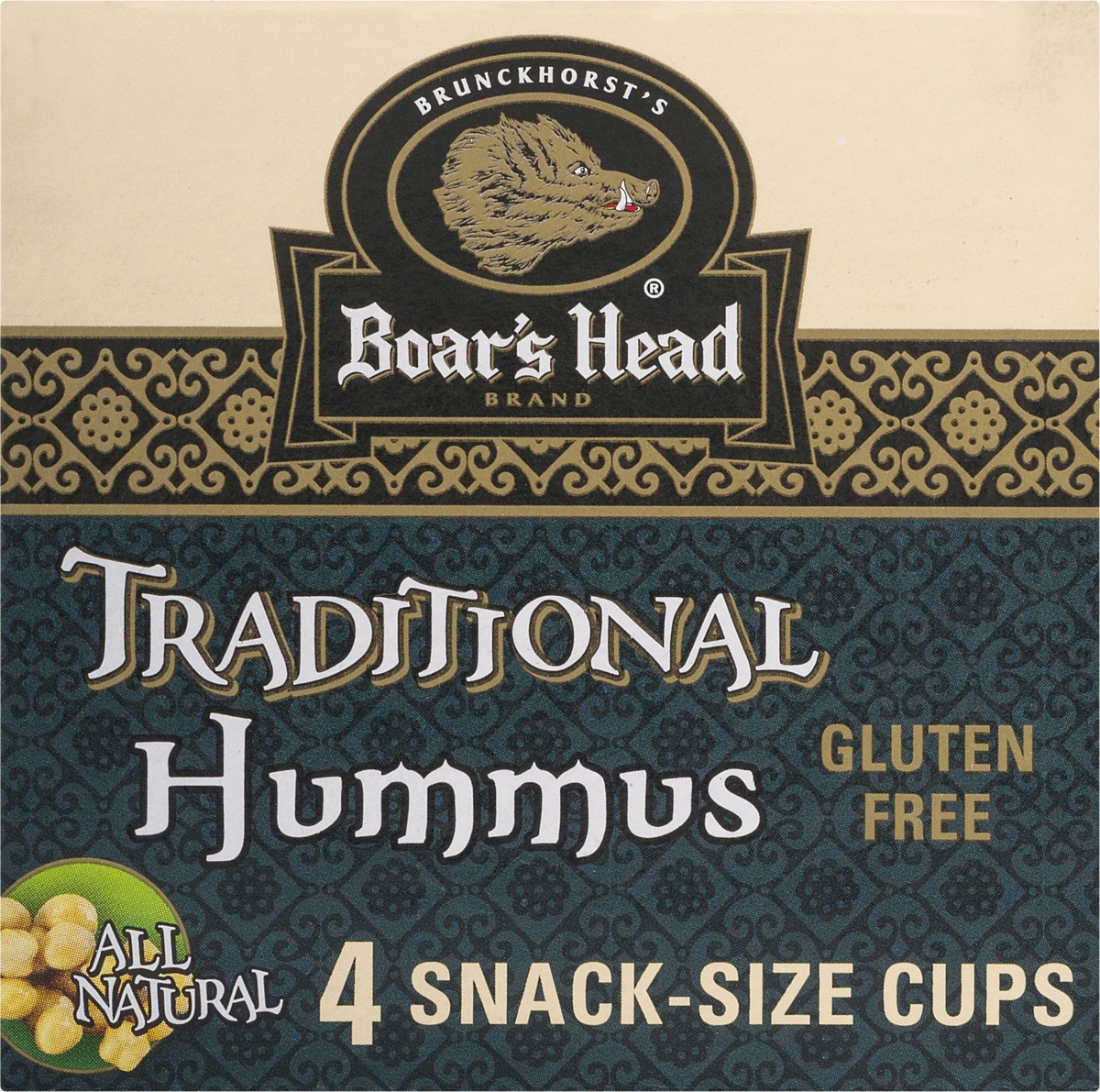 slide 5 of 9, Boar's Head Hummus Traditional Single Serve, 4 ct