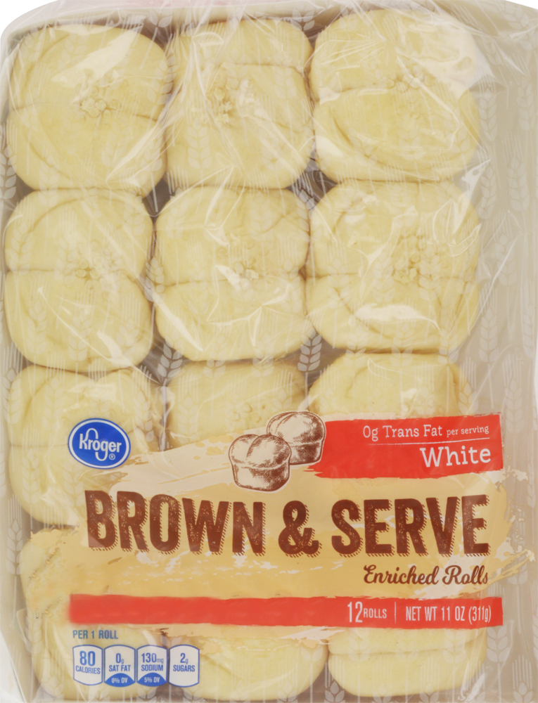 slide 1 of 1, Kroger Brown & Serve Flake Rolls, 11 oz