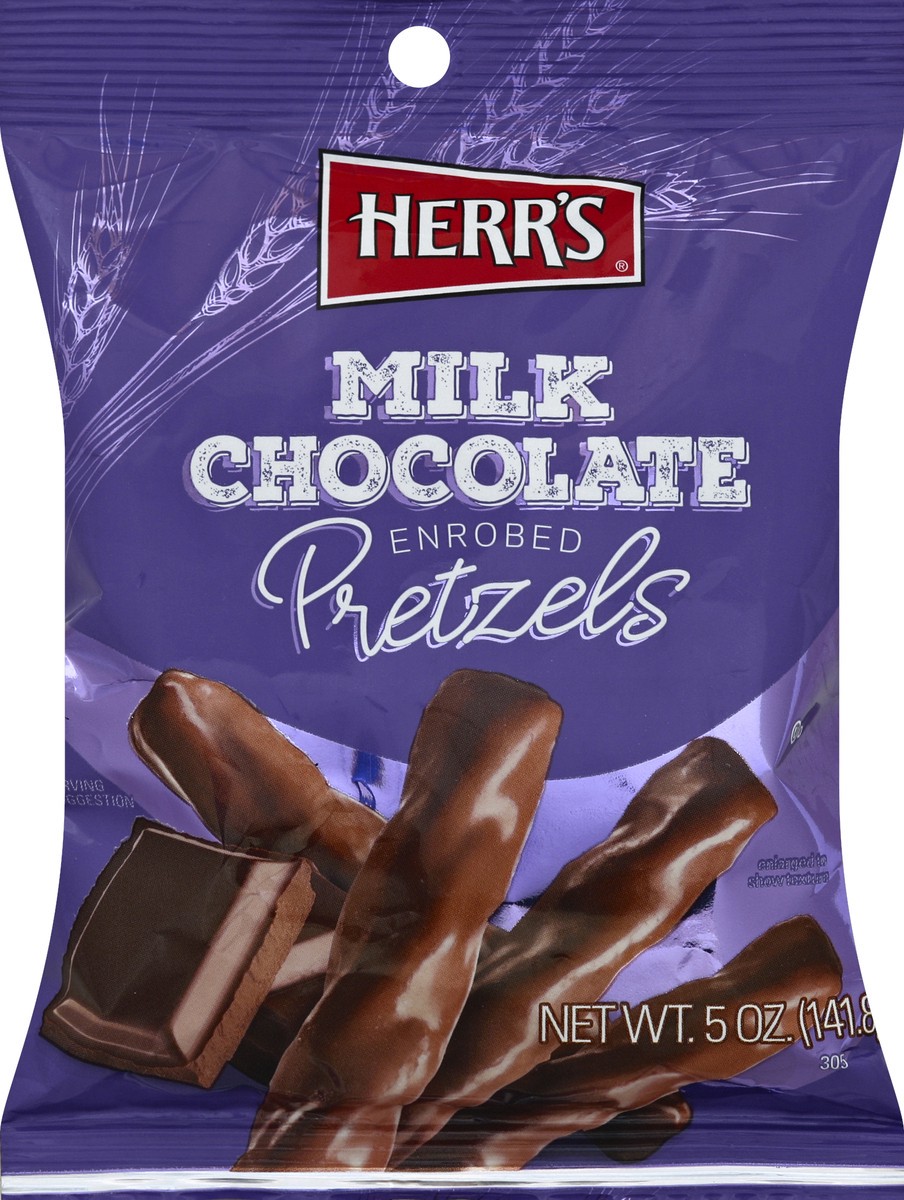 slide 5 of 6, Herr's Herrs Chocolate Covered Pretzel Sticks - 5 OZ, 5 oz