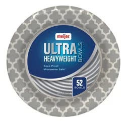 Meijer Heavyweight Ultra Paper Bowls, Assorted Styles