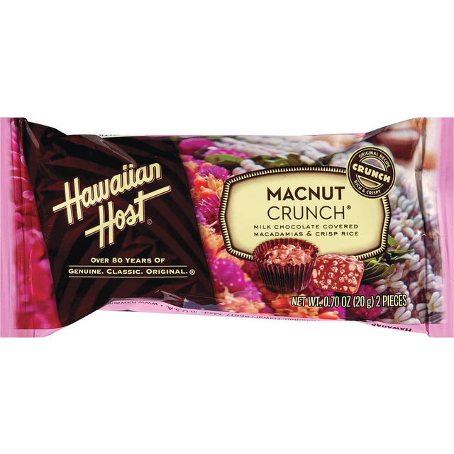slide 1 of 1, Hawaiian Host Macnut Crunch Bar, 0.74 oz