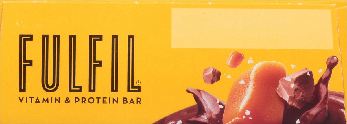 slide 4 of 13, FULFIL Chocolate Salted Caramel Flavored Protein Bars, 1.41 oz (4 Count), 4 ct
