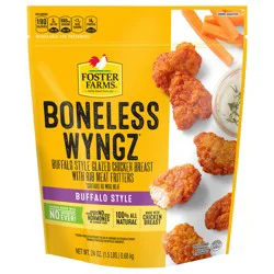 Foster Farms Buffalo Style Boneless Chicken Wyngz - 24oz